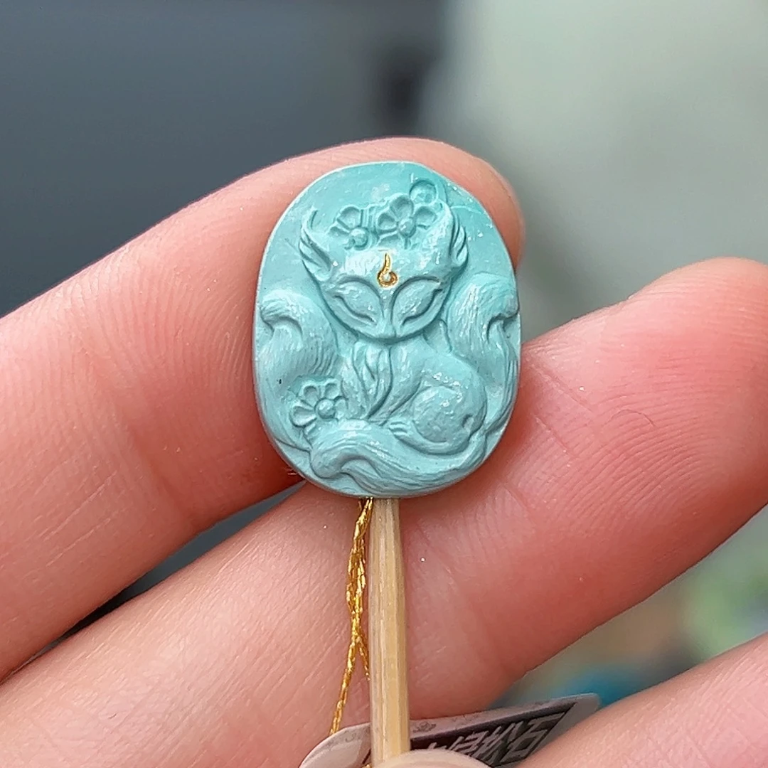 绿松石珠宝奇石未镶嵌