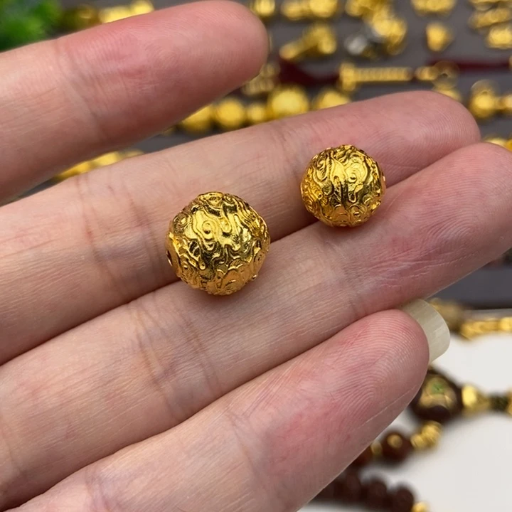 下***！玻璃足银腾云隔珠12mm10mm