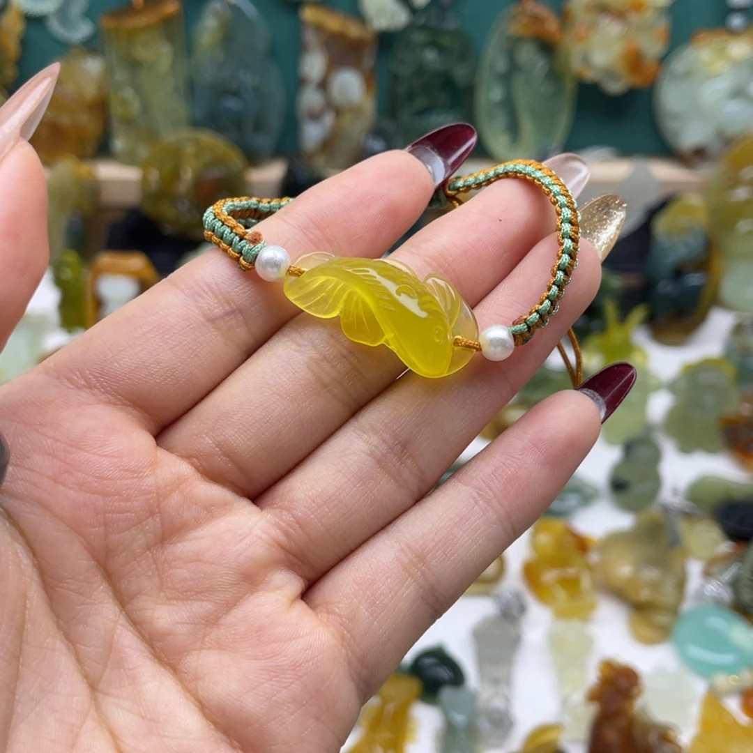 蛇纹石玉吊坠(不含链)未镶嵌