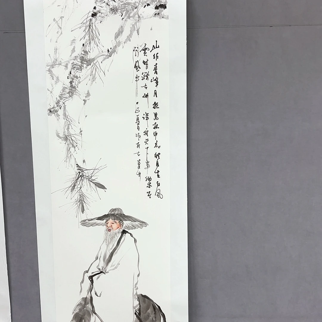 国画艺术家真人手绘