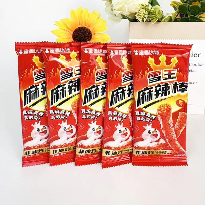 蜜雪冰城雪王麻辣棒非油炸网红爆款辣条居家休闲小吃零食独立包装