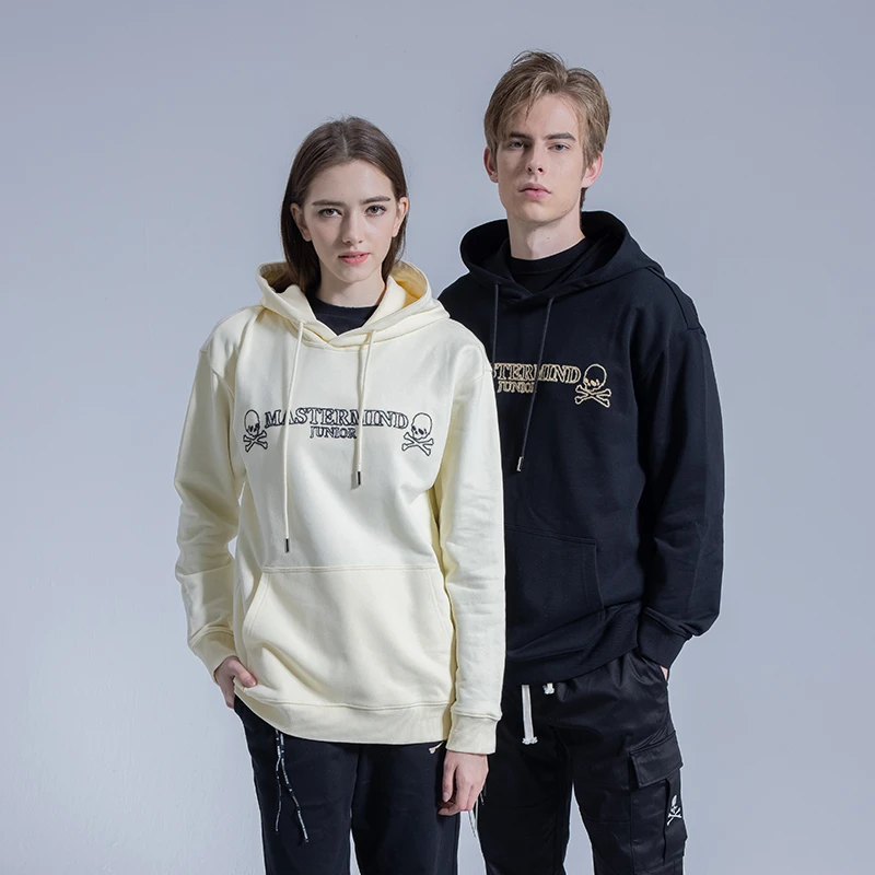 Masterndjunior卫衣暗黑潮牌春款男女绒感高货连帽衫MJ22AWW516