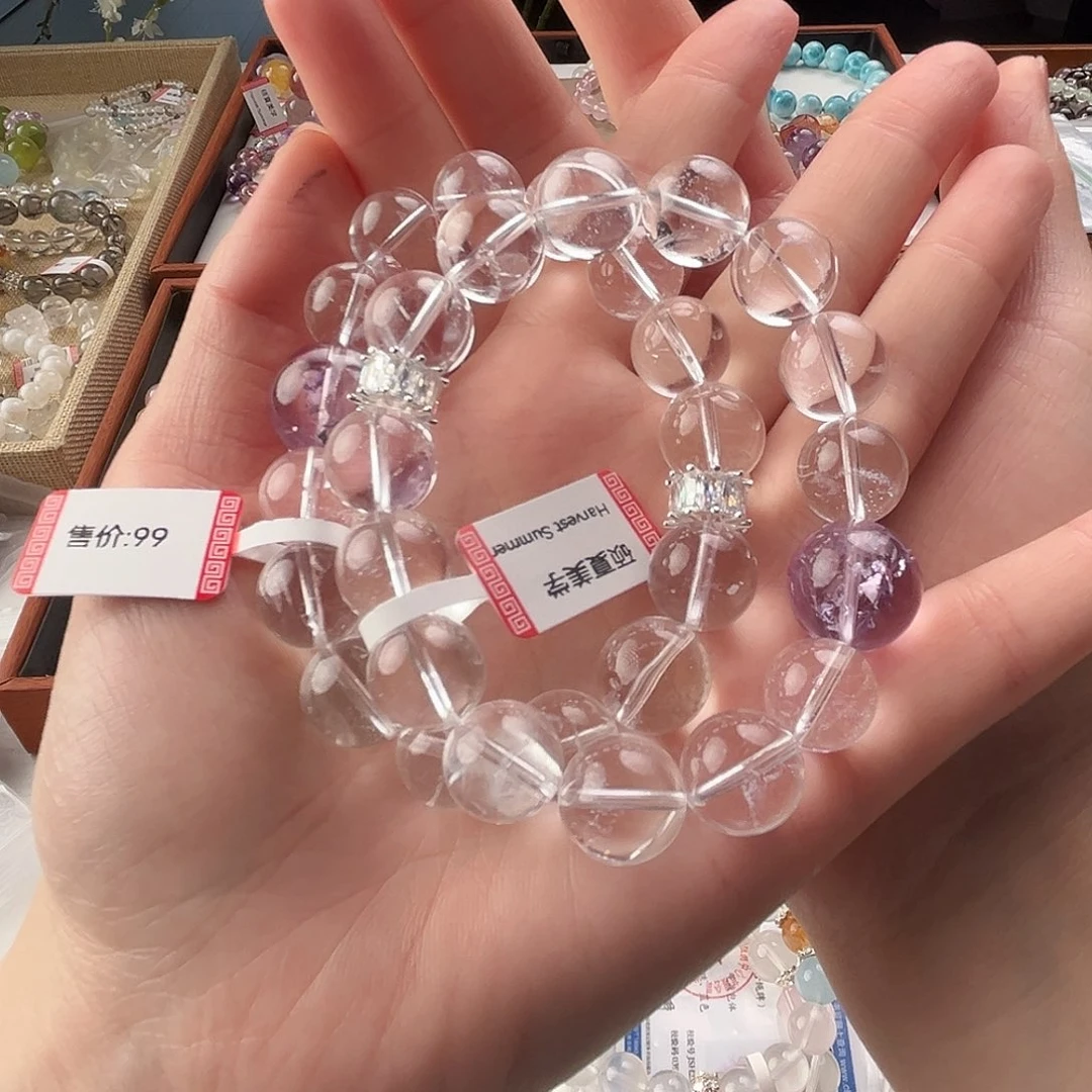 未镶嵌手链水晶白水
