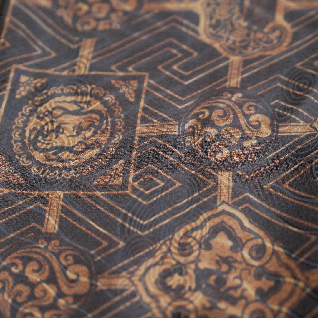 非遗传承人大师姐 桑波缎提花罗丝巾175cm*33cm