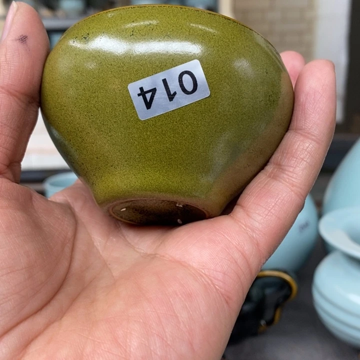 摆件o*抱朴汝瓷仿古微瑕