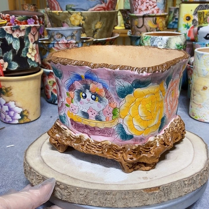 景德镇艺术手绘作品