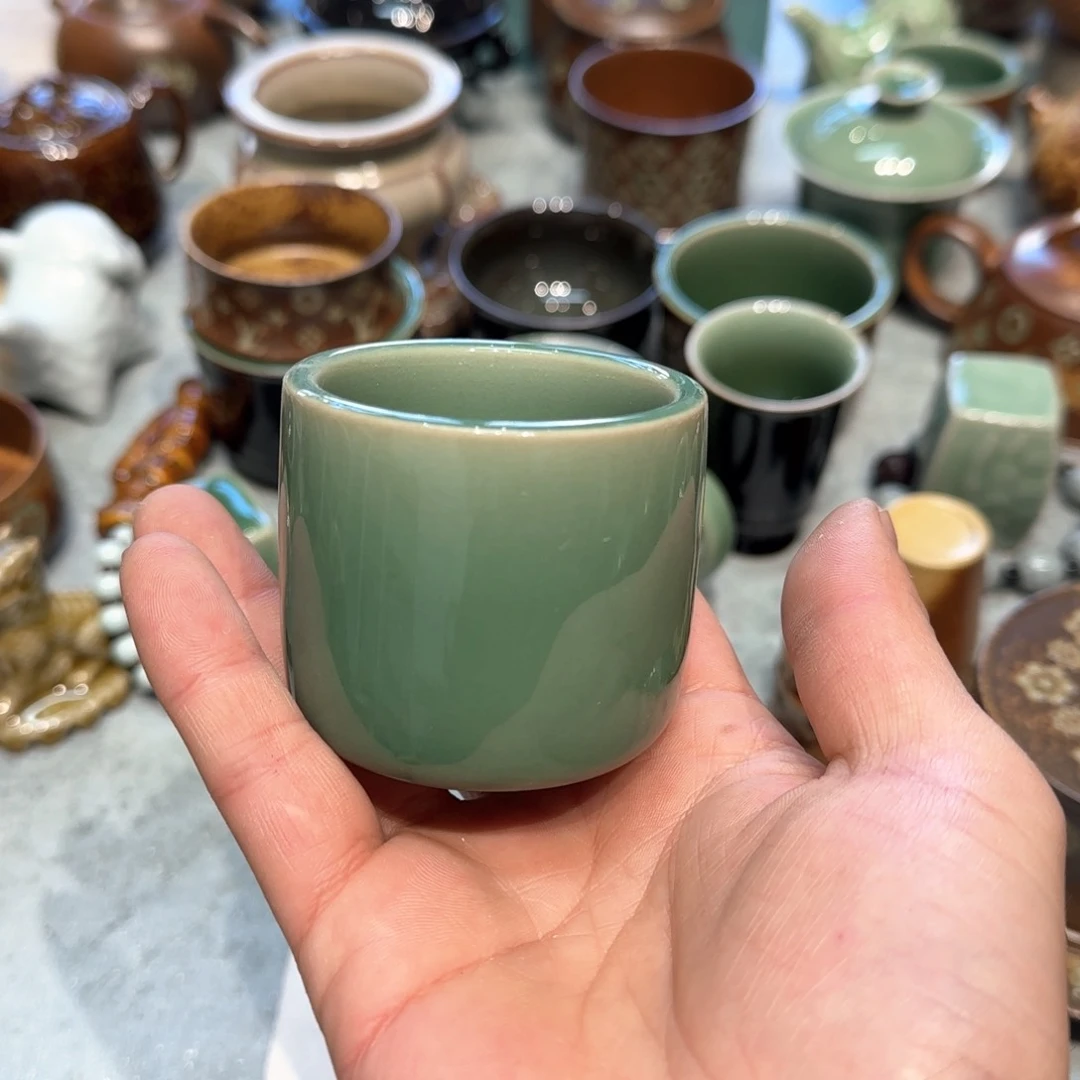 小金茶具青瓷茶器