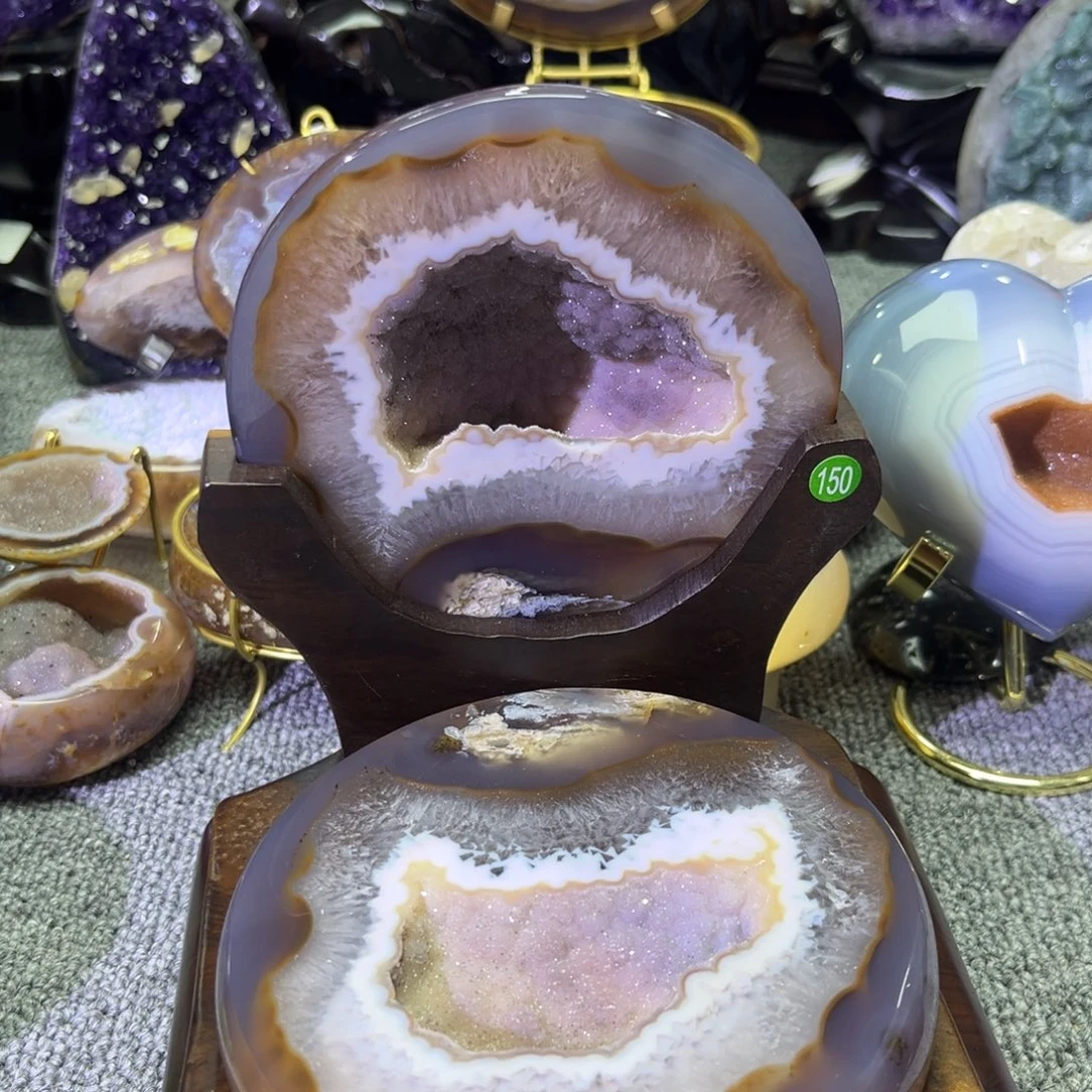 紫晶摆件未镶嵌水晶