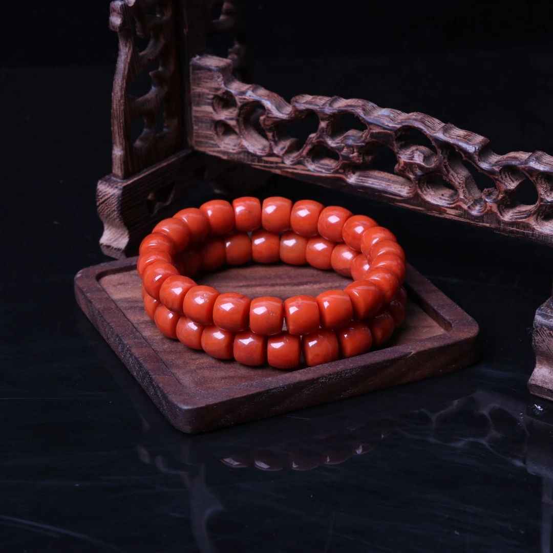 高品精美南红玛瑙10mm左右直切手串一条n664（多样性发其一）