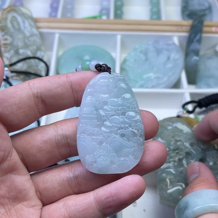 颈饰未镶嵌翡翠803