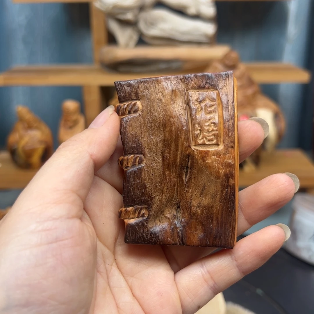 木用****9崖柏木摆件手把件