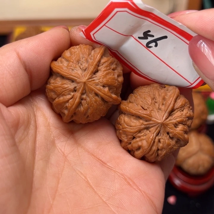 手串文玩核桃33.5雨花石正四56