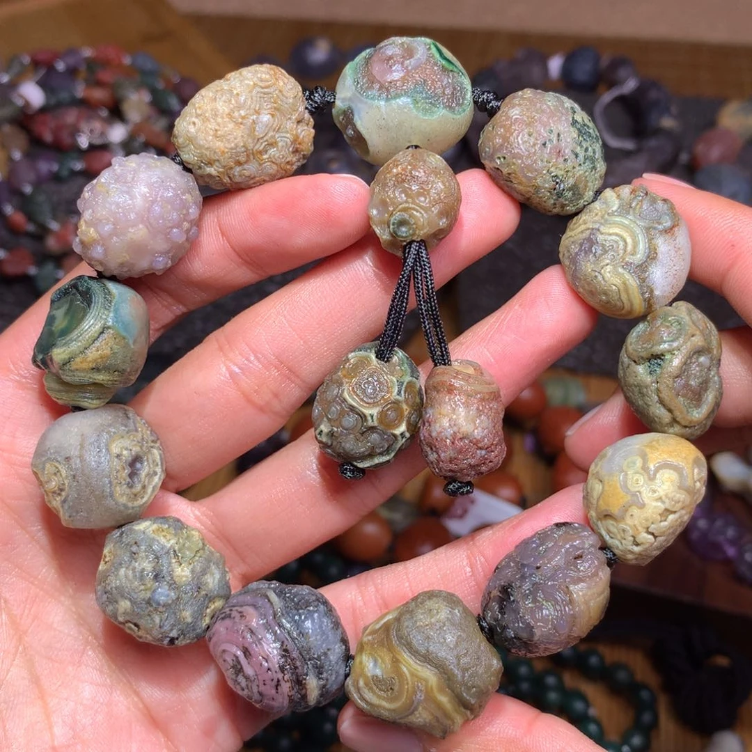 未镶嵌玛瑙/玉髓珠宝半成品