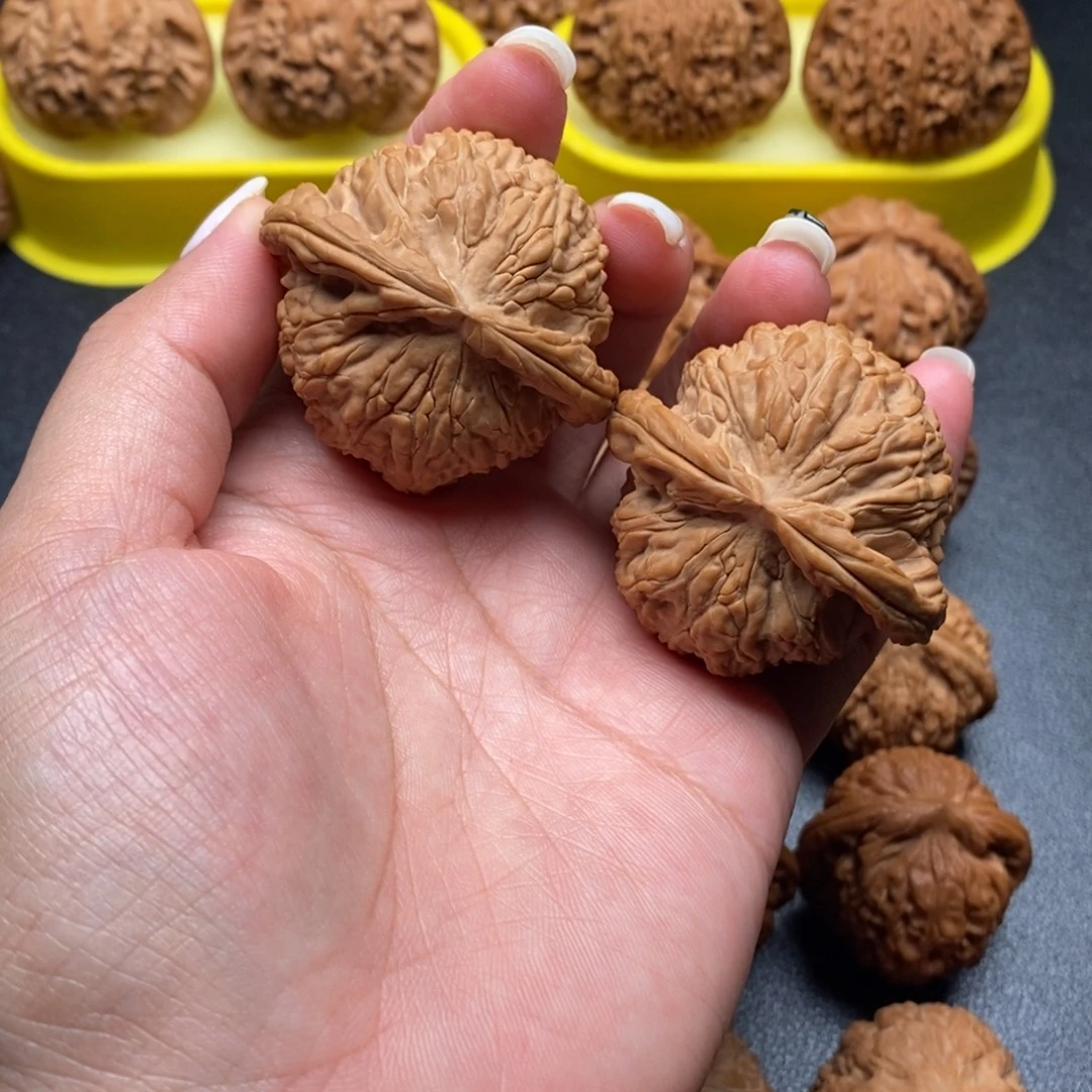 吊坠文玩核桃球白46