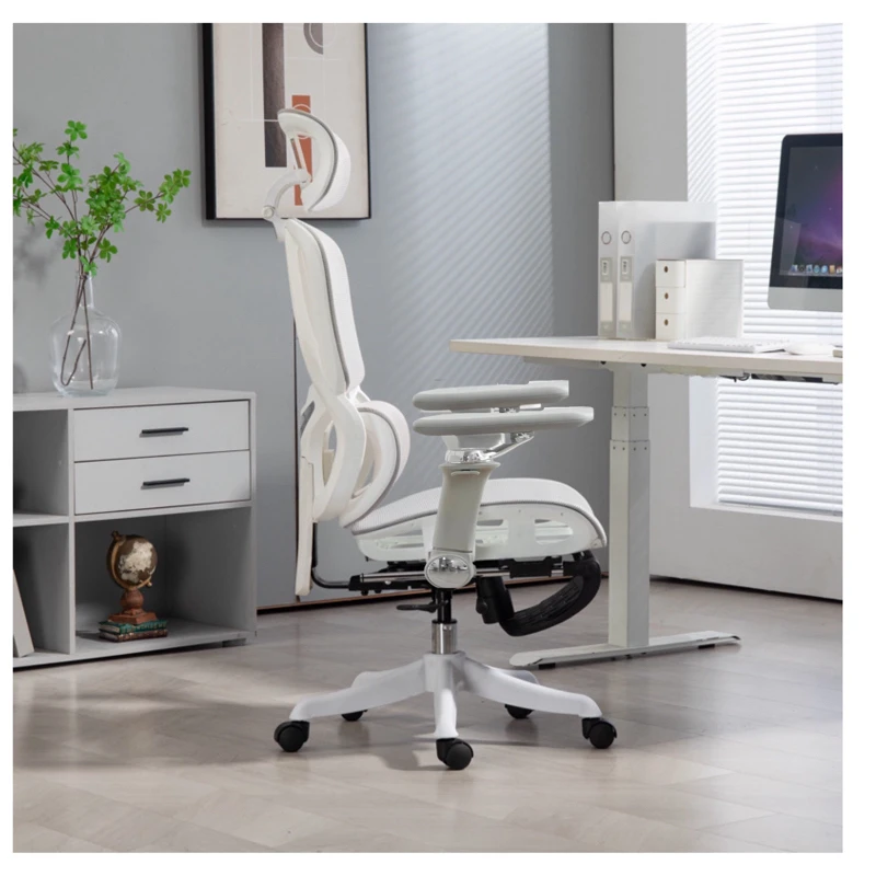 【9D机械扶手】人体工学椅子镂空座垫护腰电脑椅电竞久坐办公椅可躺