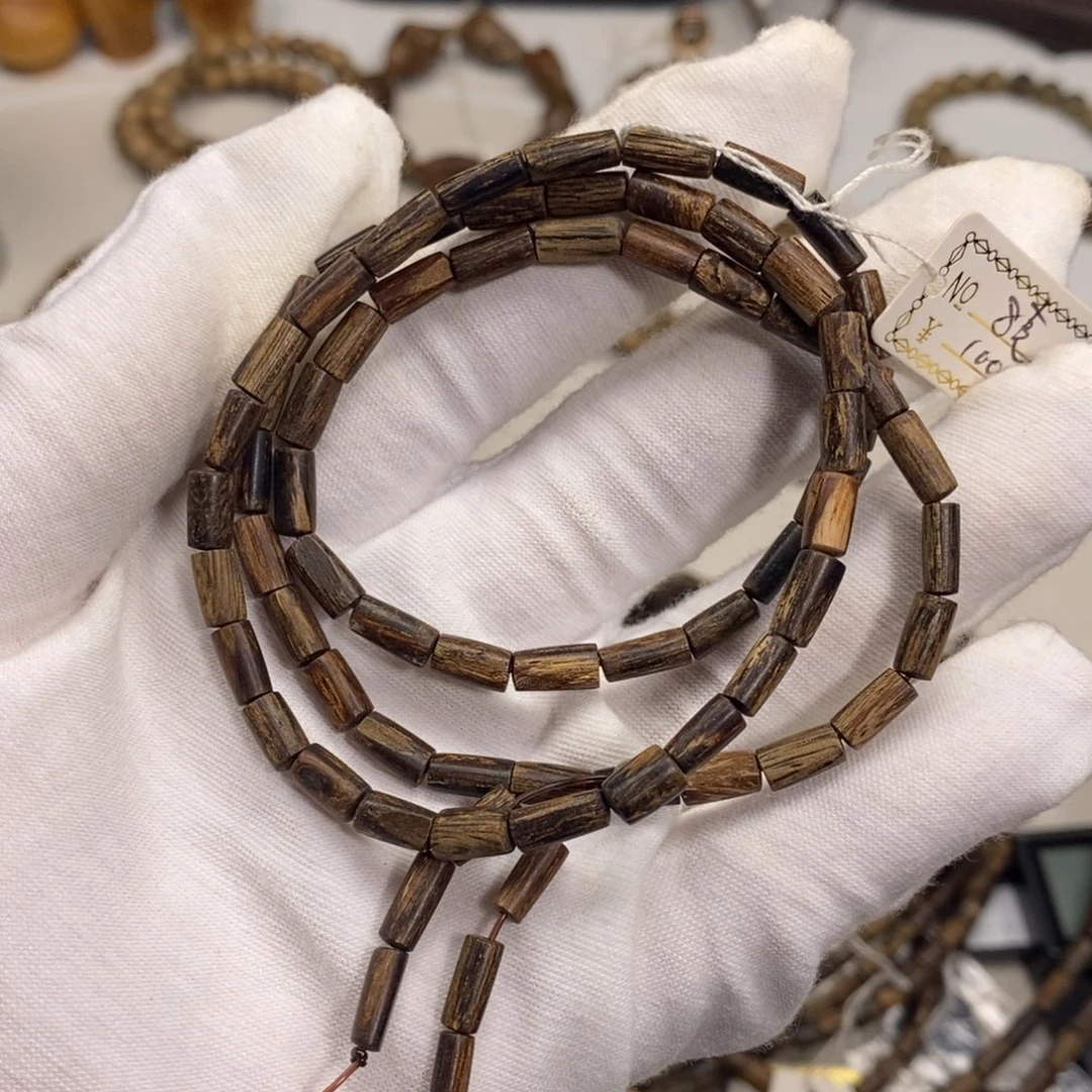 沉香手串马泥涝沉水竹节 8克