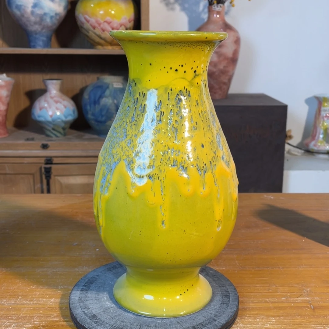 摆件陶景德镇陶瓷30.5内口7.5微瑕