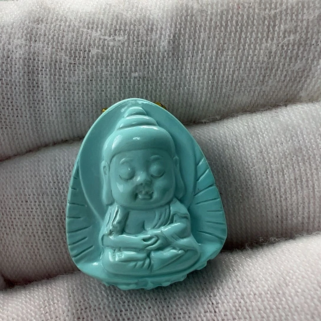 未镶嵌绿松石阿弥陀佛15.8mm