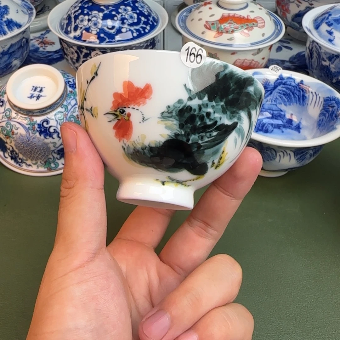 彦祖纯手工手绘茶具166