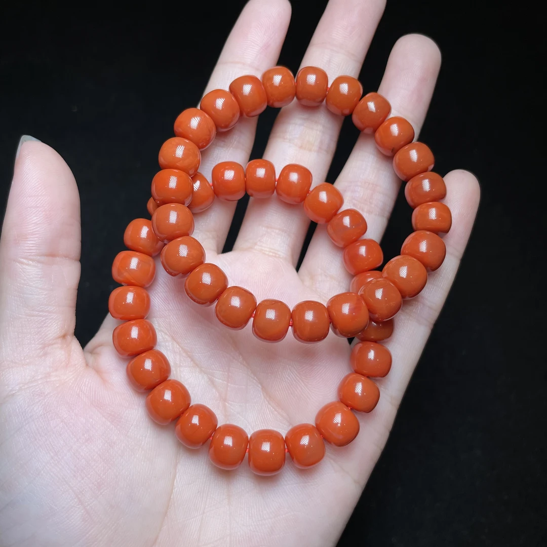 南红手串-菲菲珠宝好/南红手串约7*9mm/多样性发一