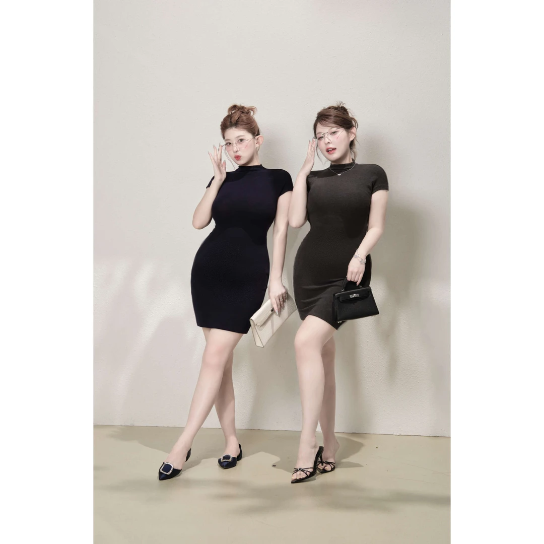 【7/5新品】性感御姐线｜清潭洞欧尼｜紧致包裹感包臀连衣裙ZTDP2954
