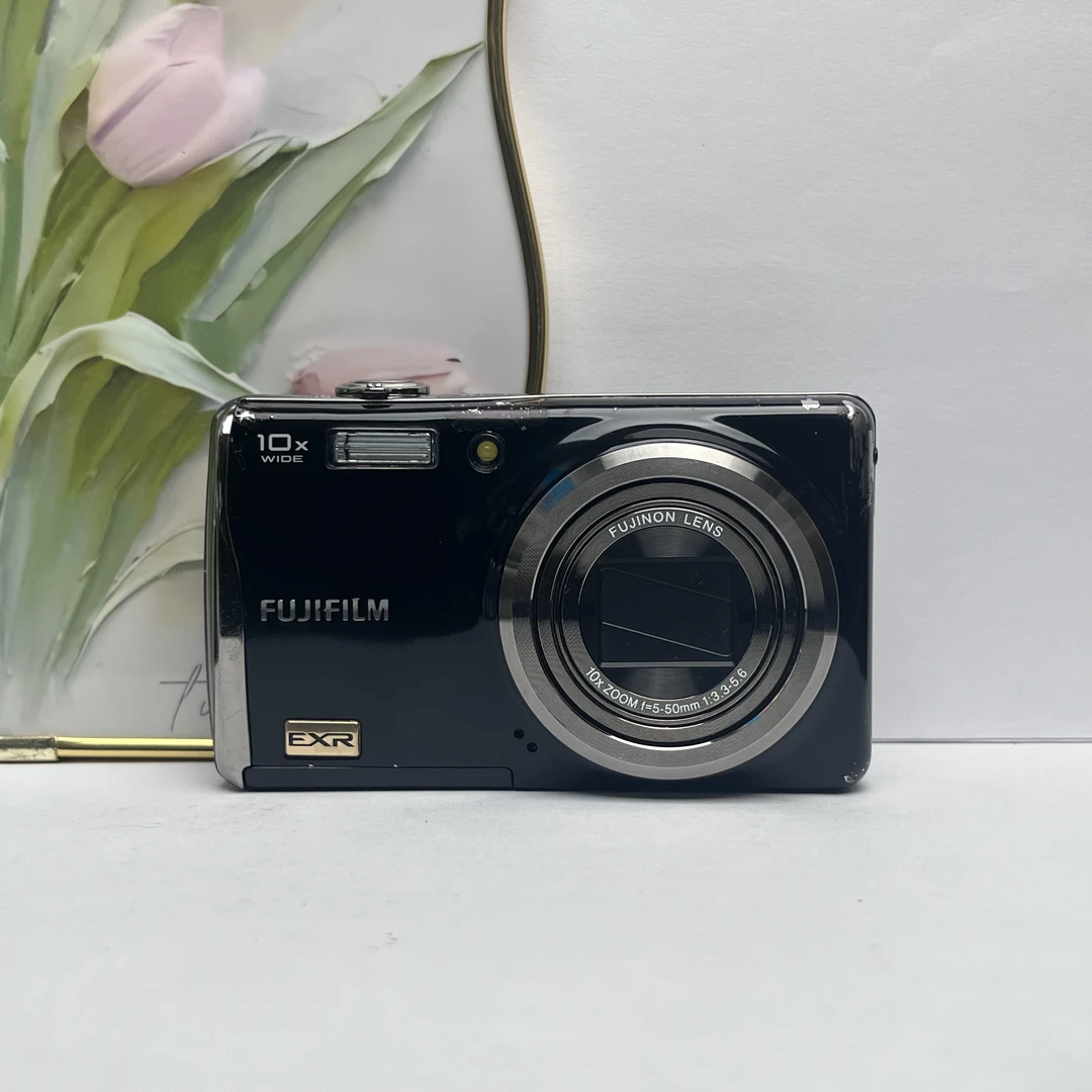 9新 Fujifilm/富士 F80exr日英文1000w像素10X变焦 配件齐No退换