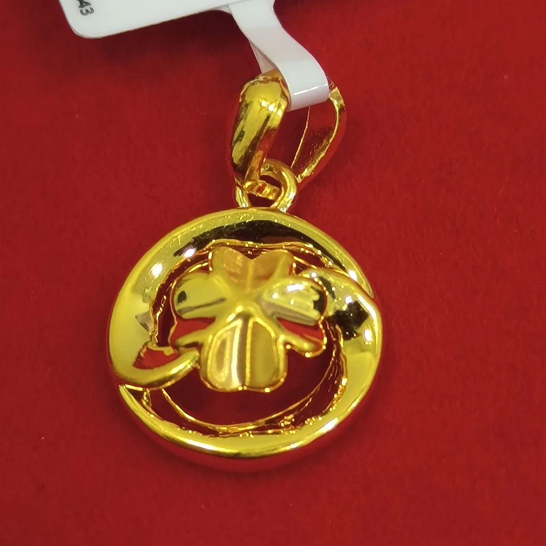 【夏夏专享】足金999饰品 四叶草吊坠 1.44 JP