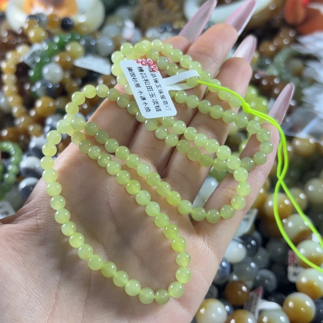 和田玉未镶嵌手链257