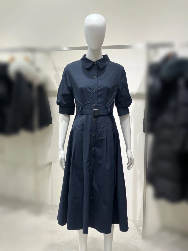 闪闪兒原单  on&on25年新款时尚气质简约连衣裙88043