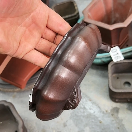 波*紫砂花盆漂亮漂亮