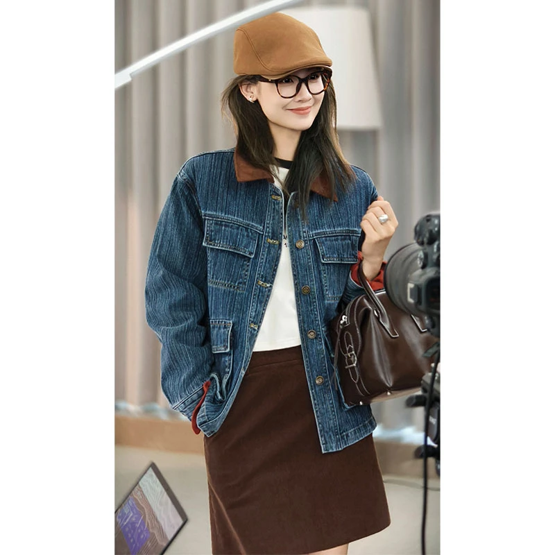 美洋MEIYANG【特卖】半岛铁盒牛仔马甲 粗斜纹*灯芯绒|无袖马夹