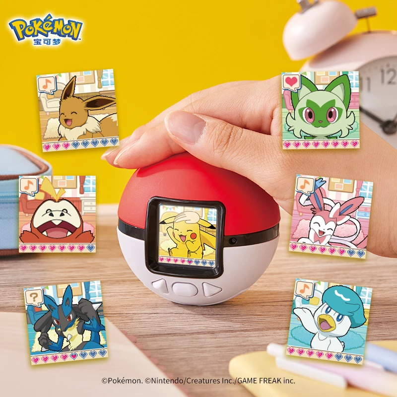 宝可梦Pokémon 宝可梦摸摸乐 皮卡丘伊布情感互动陪伴电子玩具
