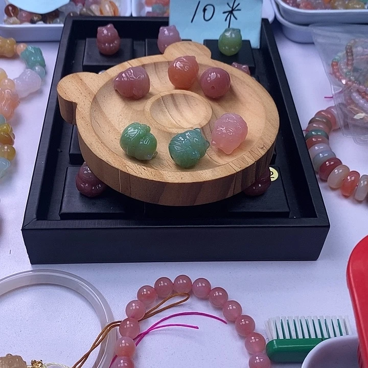 玛瑙/玉髓雕刻件未镶嵌棠*