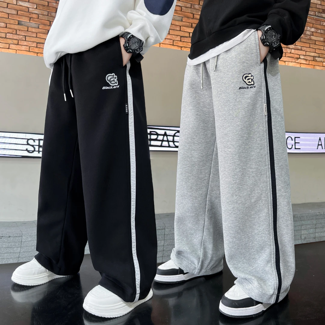 男童裤子秋季2025新款大童运动长裤12-15岁初中生男裤春秋款卫裤