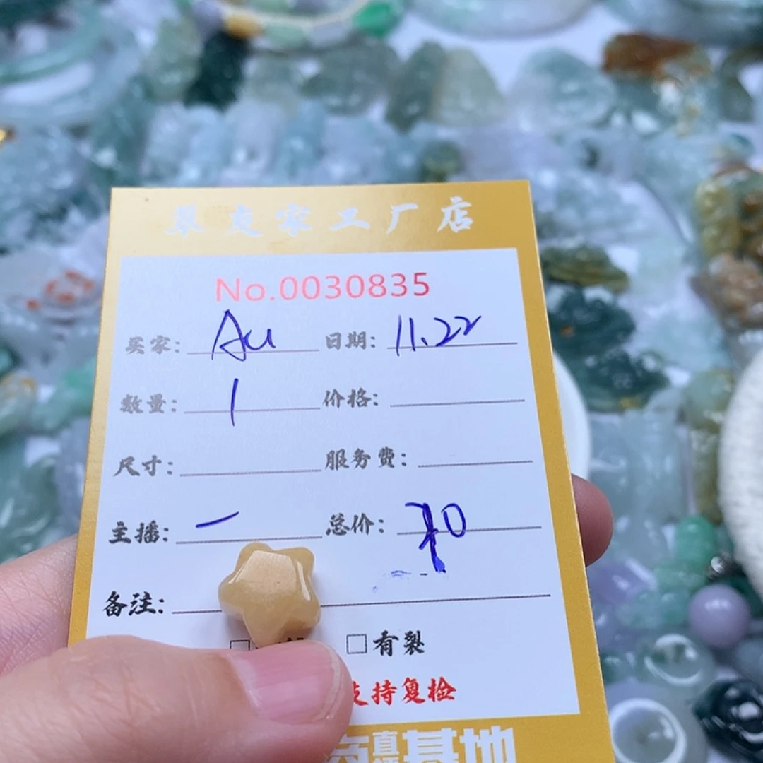 A****翡翠未镶嵌颈饰111
