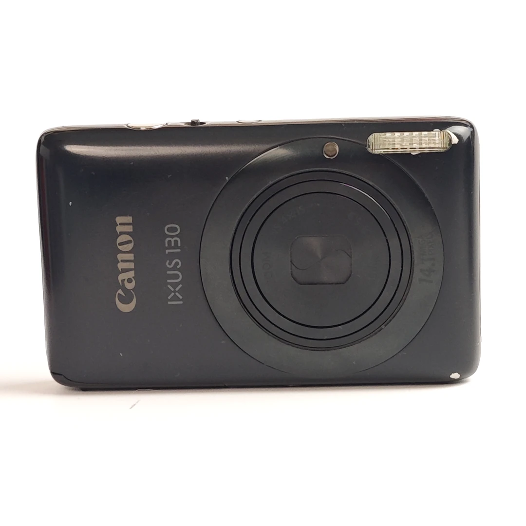 95新 Canon/佳能 ixus130黑色人像机皇1400w像素冷白不假白+原充
