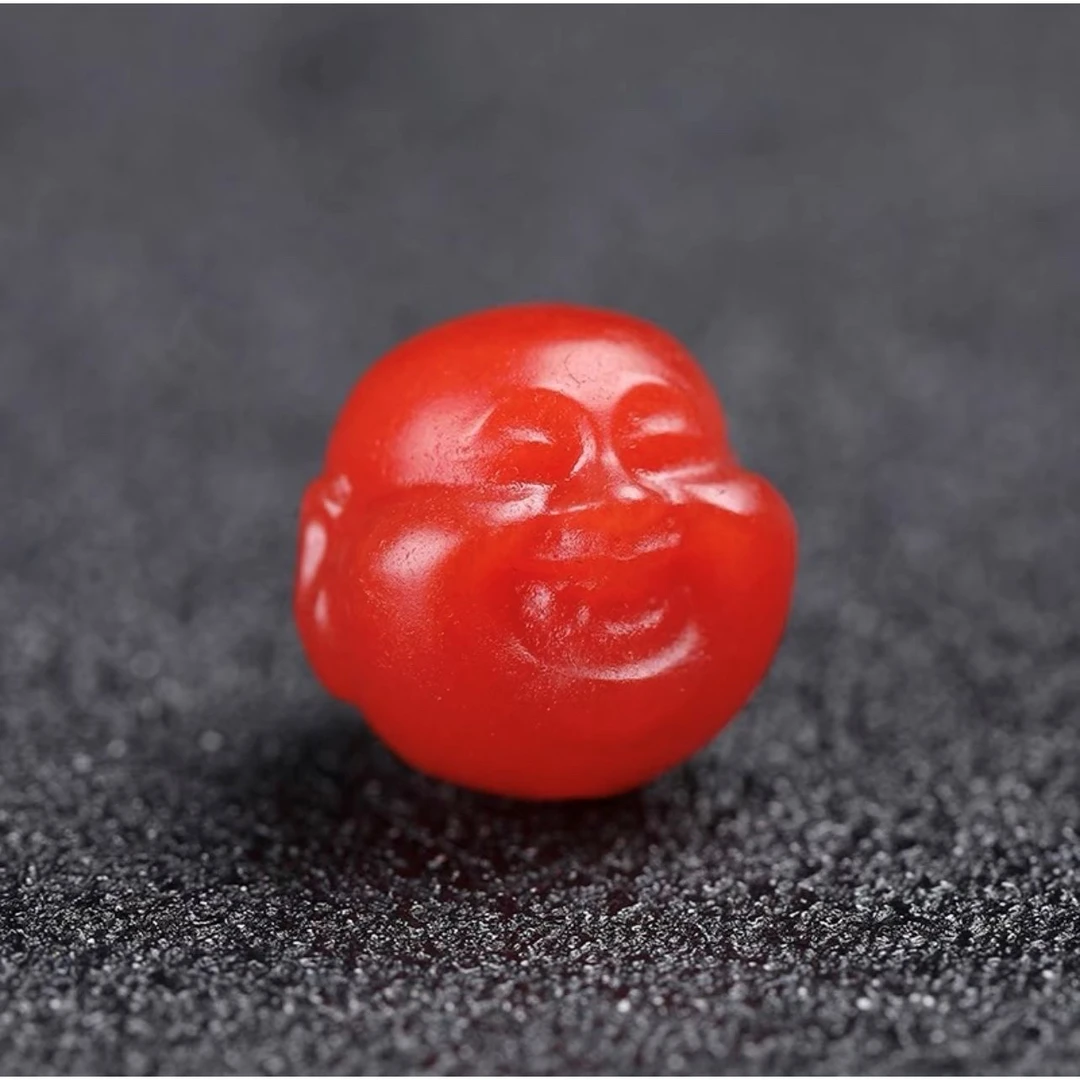 哑光笑佛卡10㎜配饰直播选购多样性DIY饰品发其一