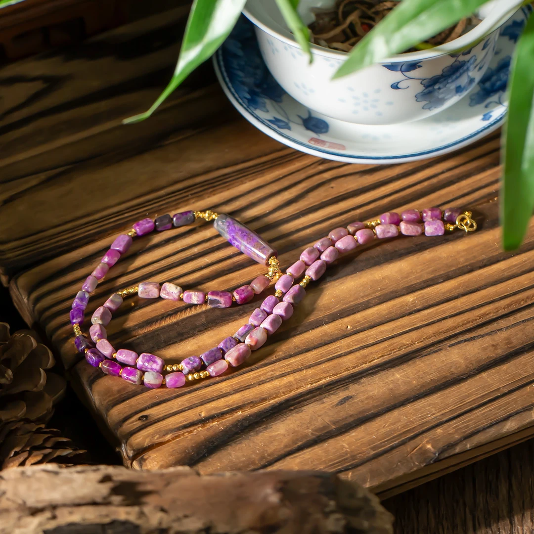 世间臻宝-泊言丨185K金樱花舒俱来项链/多样性发/P7269/45cm±/0