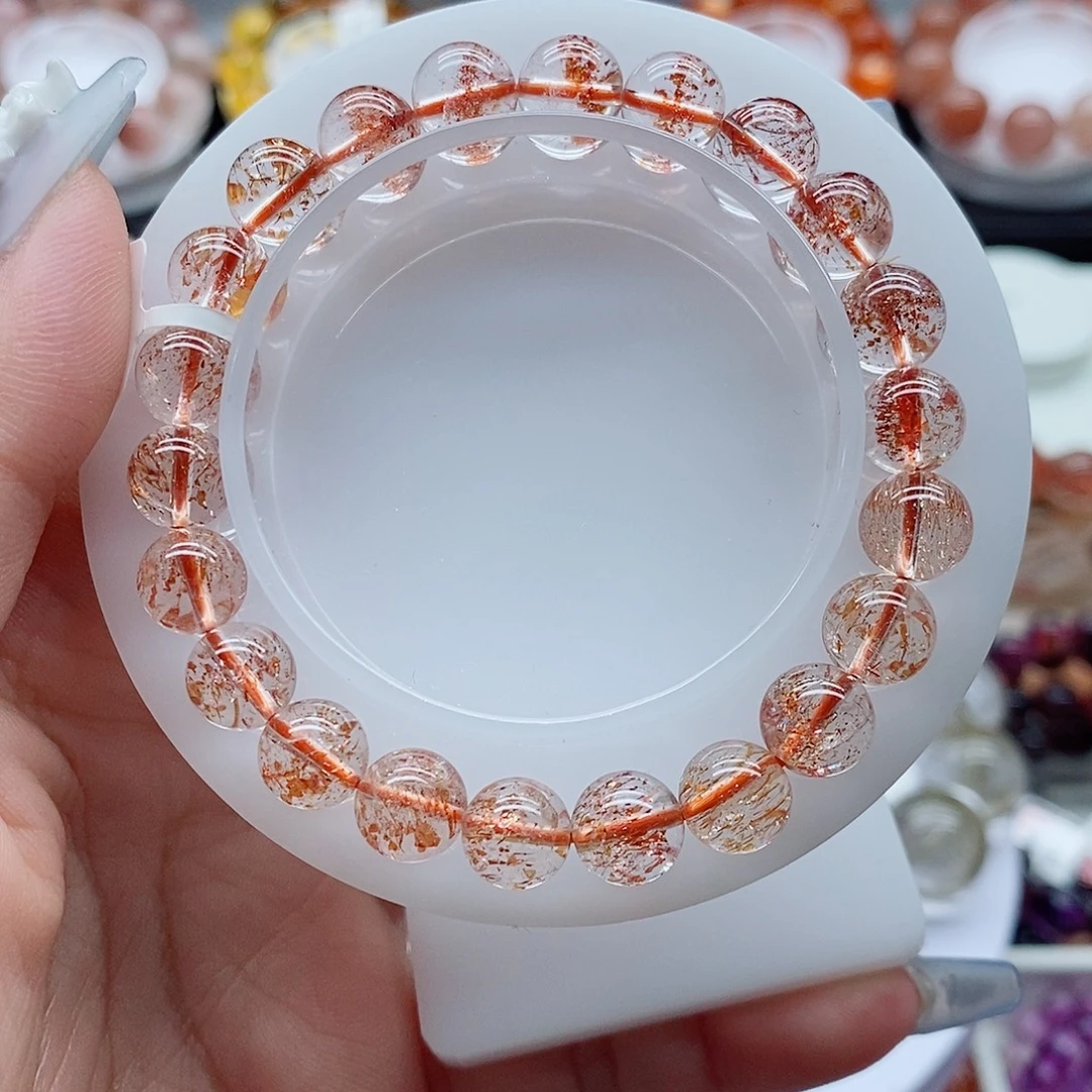 未镶嵌手串水晶金草莓