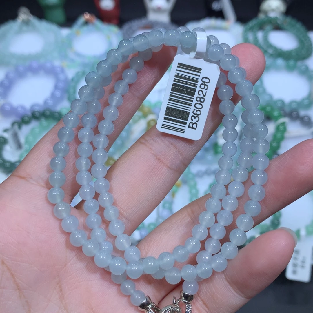 翡翠未镶嵌手串天然