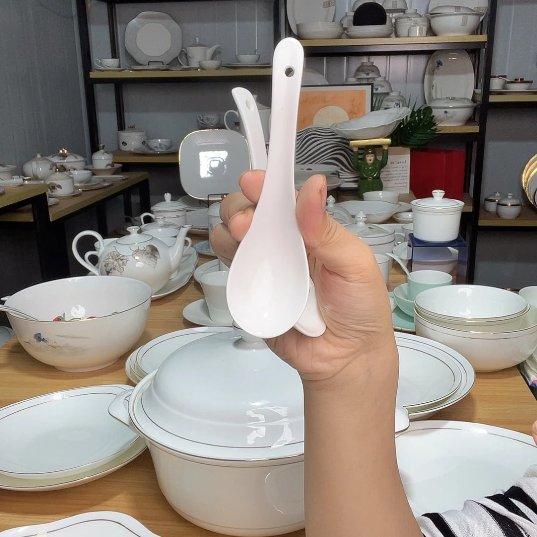 骨瓷骨瓷汤勺10个