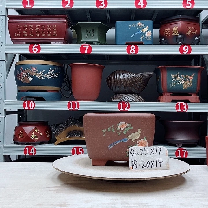 紫砂花盆紫砂花盆