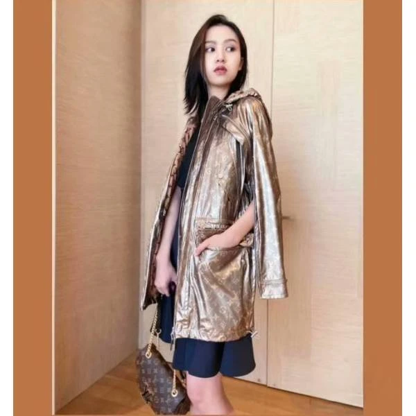 妃鱼/路易威登/混合纤维/风衣/95新/马零二零九