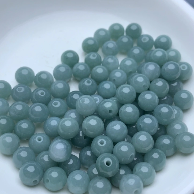 【闪购商品】翡翠手链未镶嵌卡7天空蓝30颗