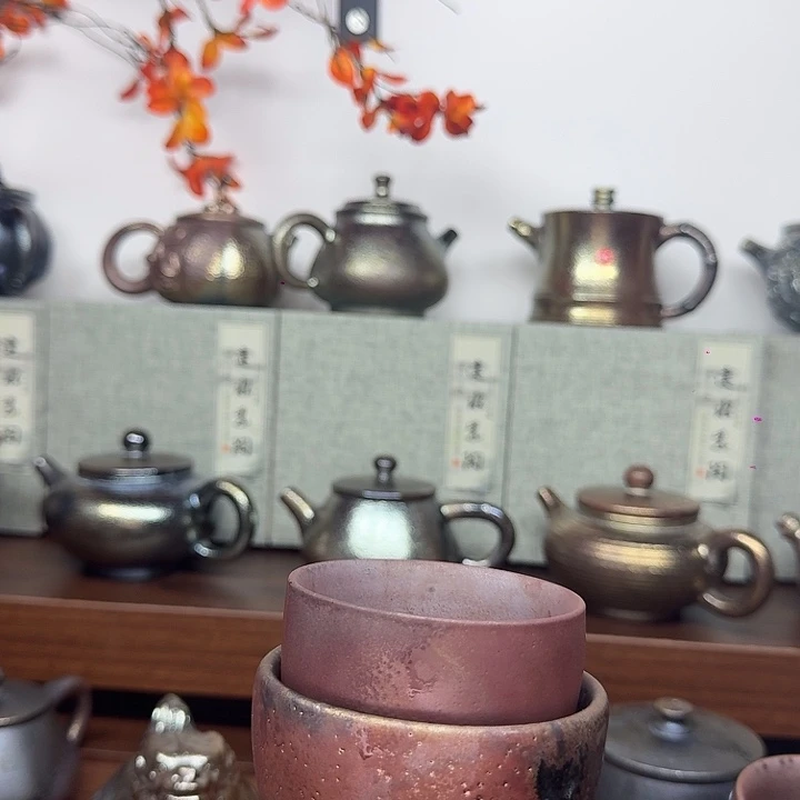 悟***1壶云南建水柴烧杯子五个