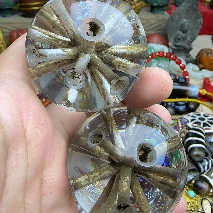 净***心白玉菩提吊坠精品