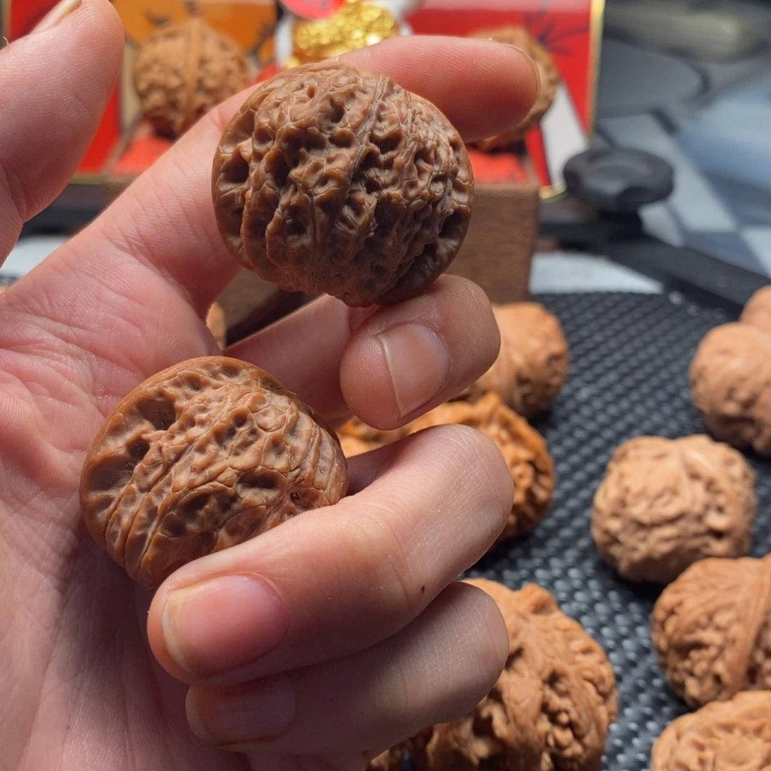 清***風文玩核桃精品对血麒麟