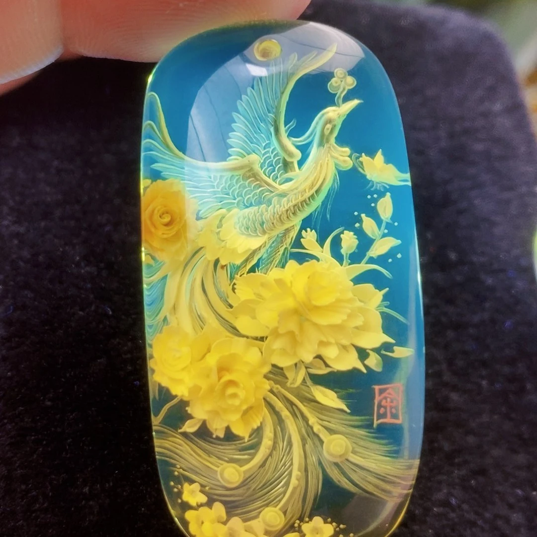 【闪购商品】金珀吊坠(不含链)未镶嵌