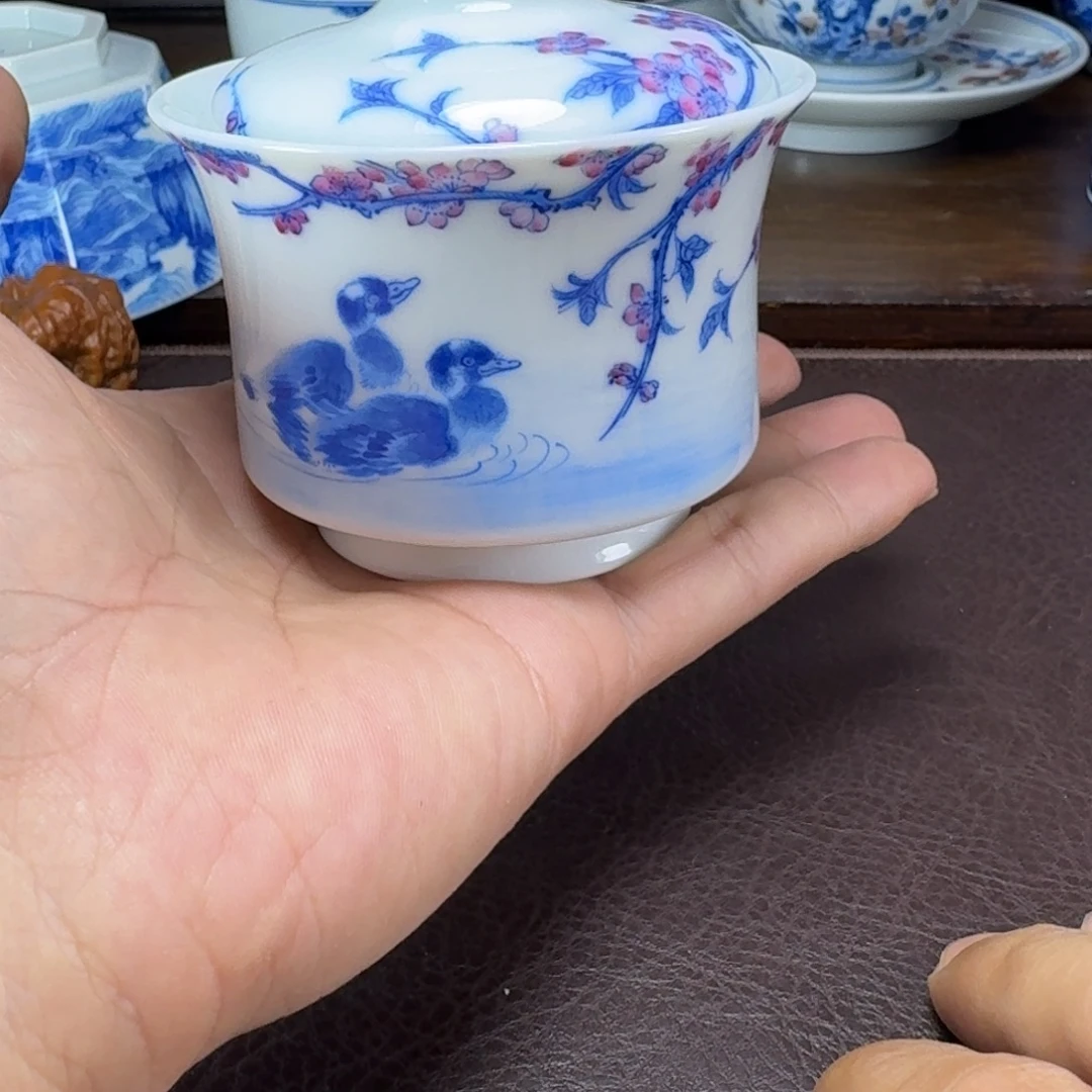 瓷片当代景德镇陶瓷手绘茶具