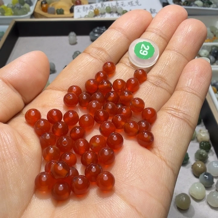 未镶嵌和田玉珠宝半成品卡六50颗